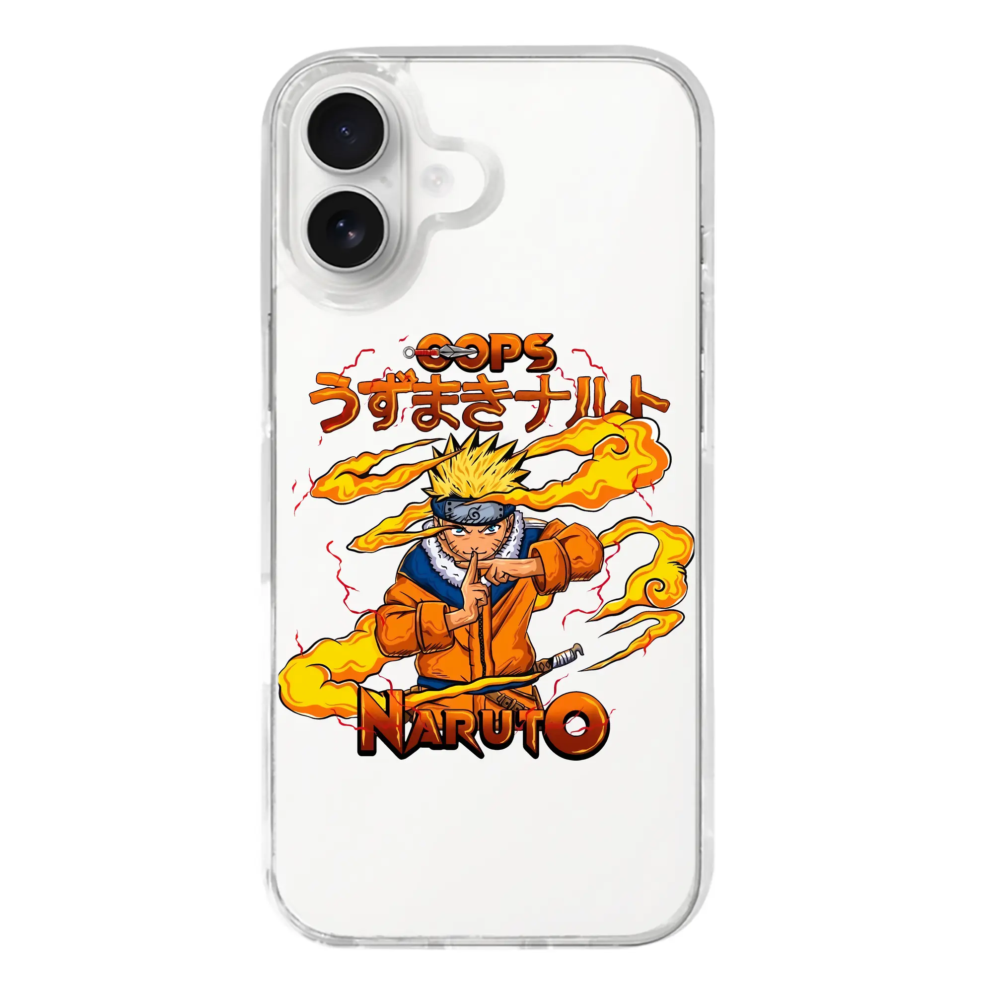 ナルト グッズ うずまき ナルト - iPhone 17シリーズ 透明スマホケース – 薄型・耐衝撃・精密フィット保護カバー